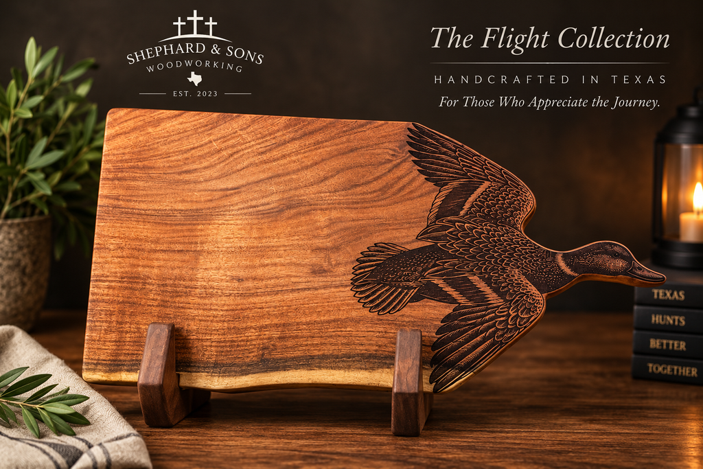 Flight Collection No. 003 | Mallard | Texas Mesquite Serving Board