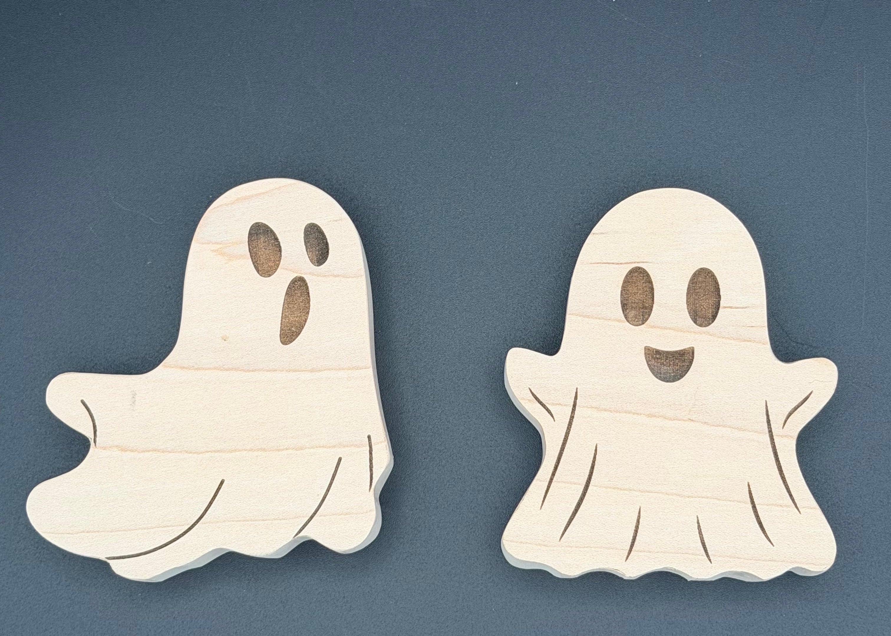 Mini Maple Ghost | Handmade Wooden Halloween Desk & Shelf Decor