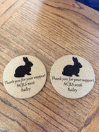 Livestock Show Personalized Cork Coasters – Thoughtful Thank You Gifts