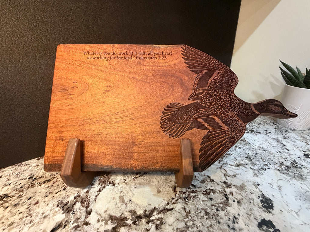 Flight Collection No. 002 | Mallard | Texas Mesquite Serving Board