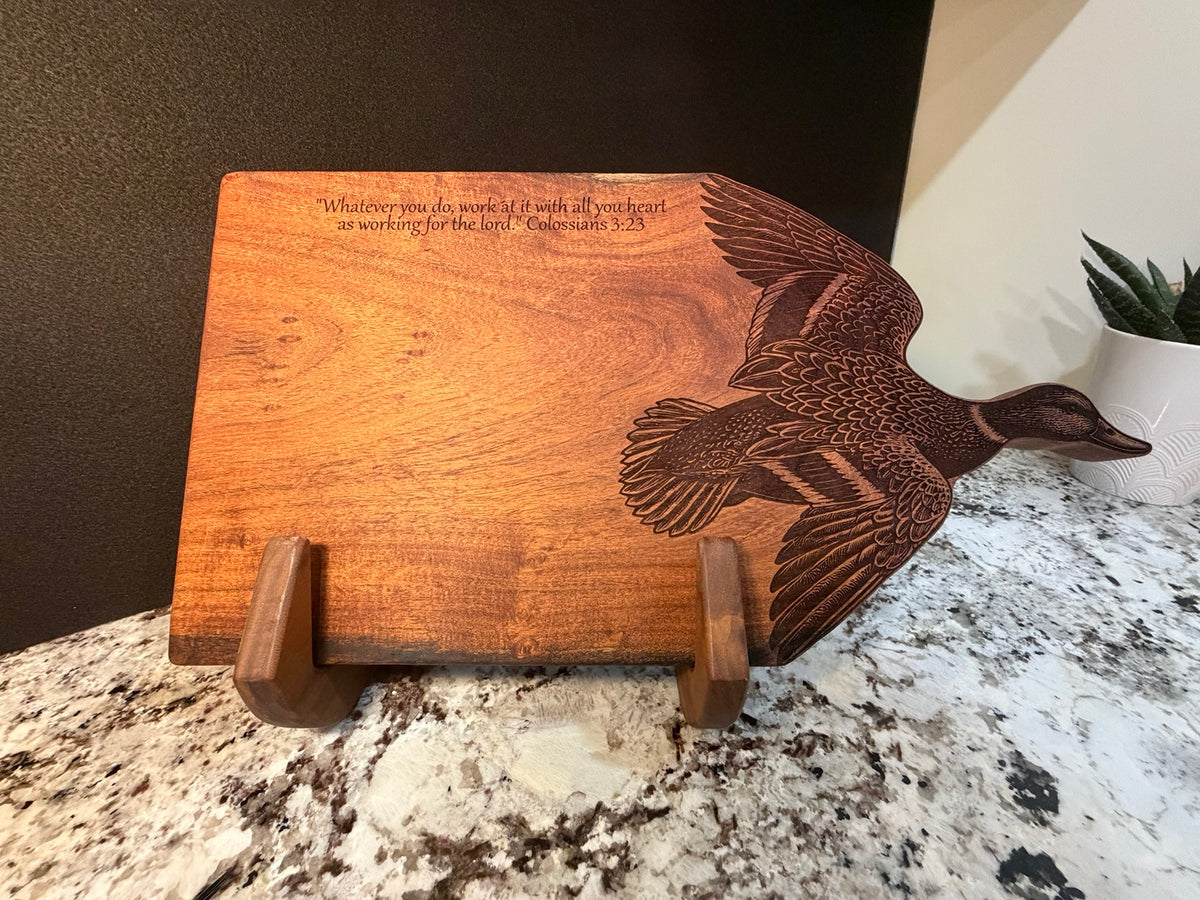 Flight Collection No. 002 | Mallard | Texas Mesquite Serving Board