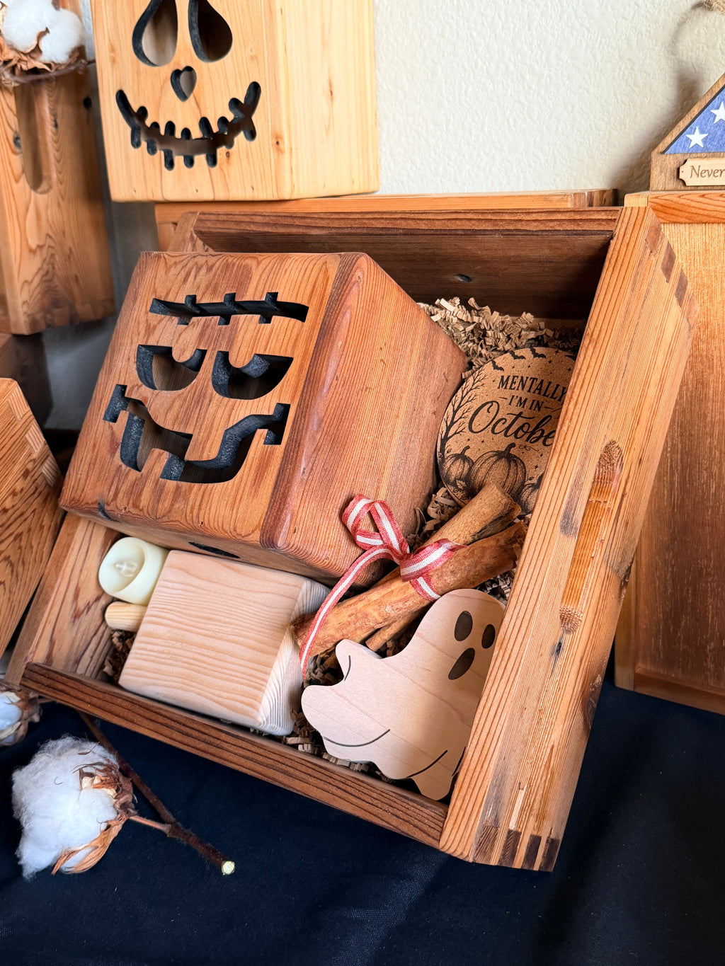 Reclaimed Cedar Wooden Crate | Handmade Rustic Gift & Display Crate
