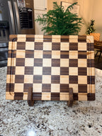 Maple + Walnut Handcrafted Cutting Board