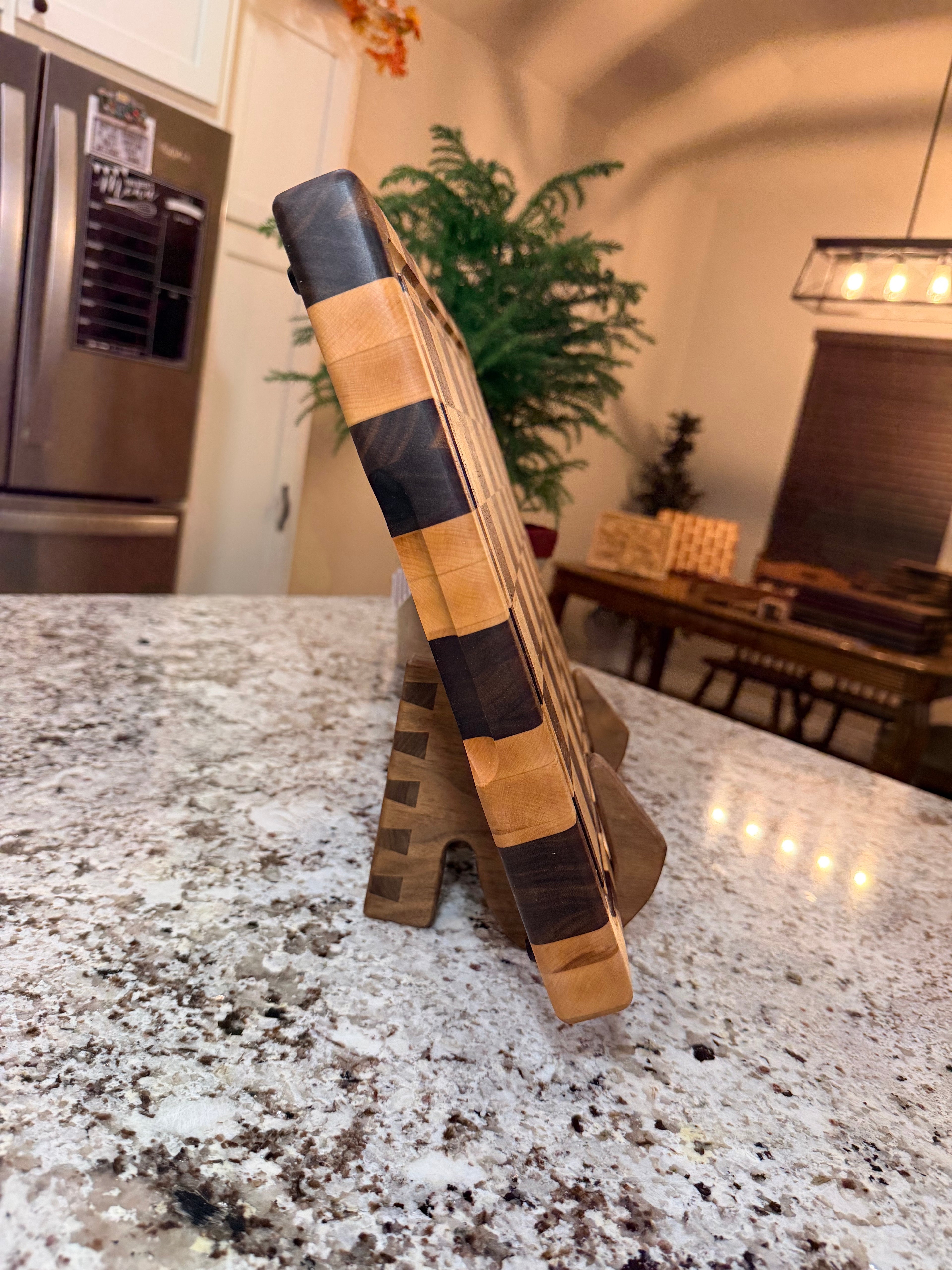 Maple + Walnut Handcrafted Cutting Board