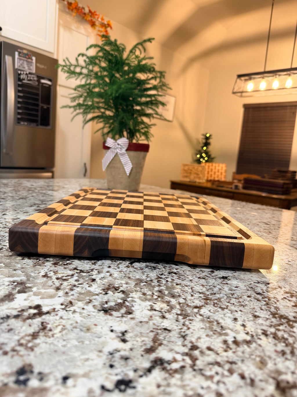 Maple + Walnut Handcrafted Cutting Board