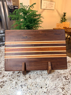 Maple + Walnut + Padauk Handcrafted Cutting Board