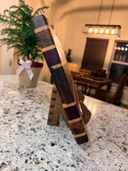 Maple + Walnut + Purpleheart + Zebra Handcrafted Cutting Board