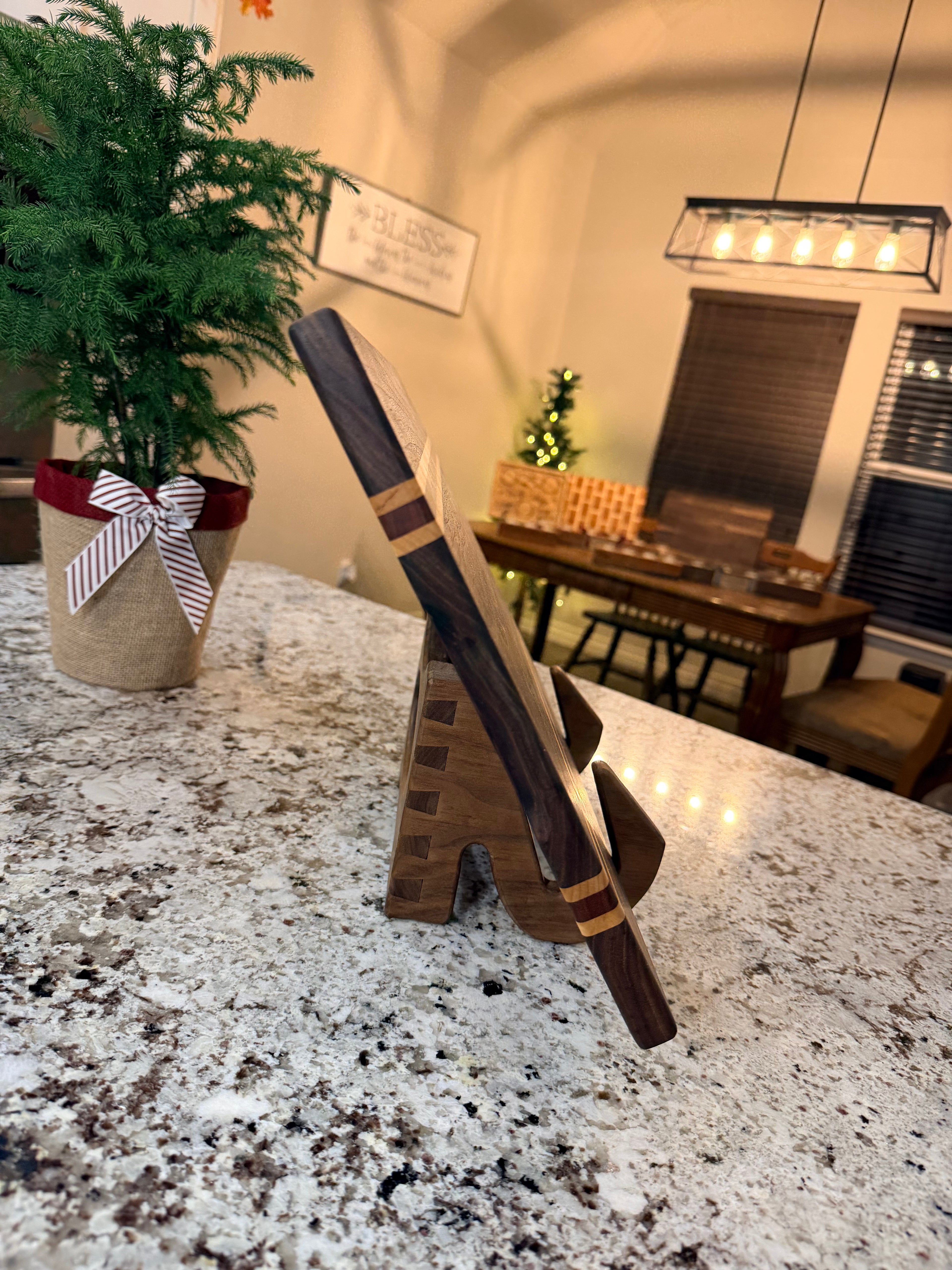 Maple + Walnut + Padauk Serving Tray Charcuterie Handcrafted Board