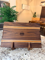 Maple + Walnut + Padauk Serving Tray Charcuterie Handcrafted Board