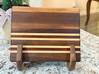 Maple + Walnut + Padauk Wood Handcrafted Cutting Board "Mini"