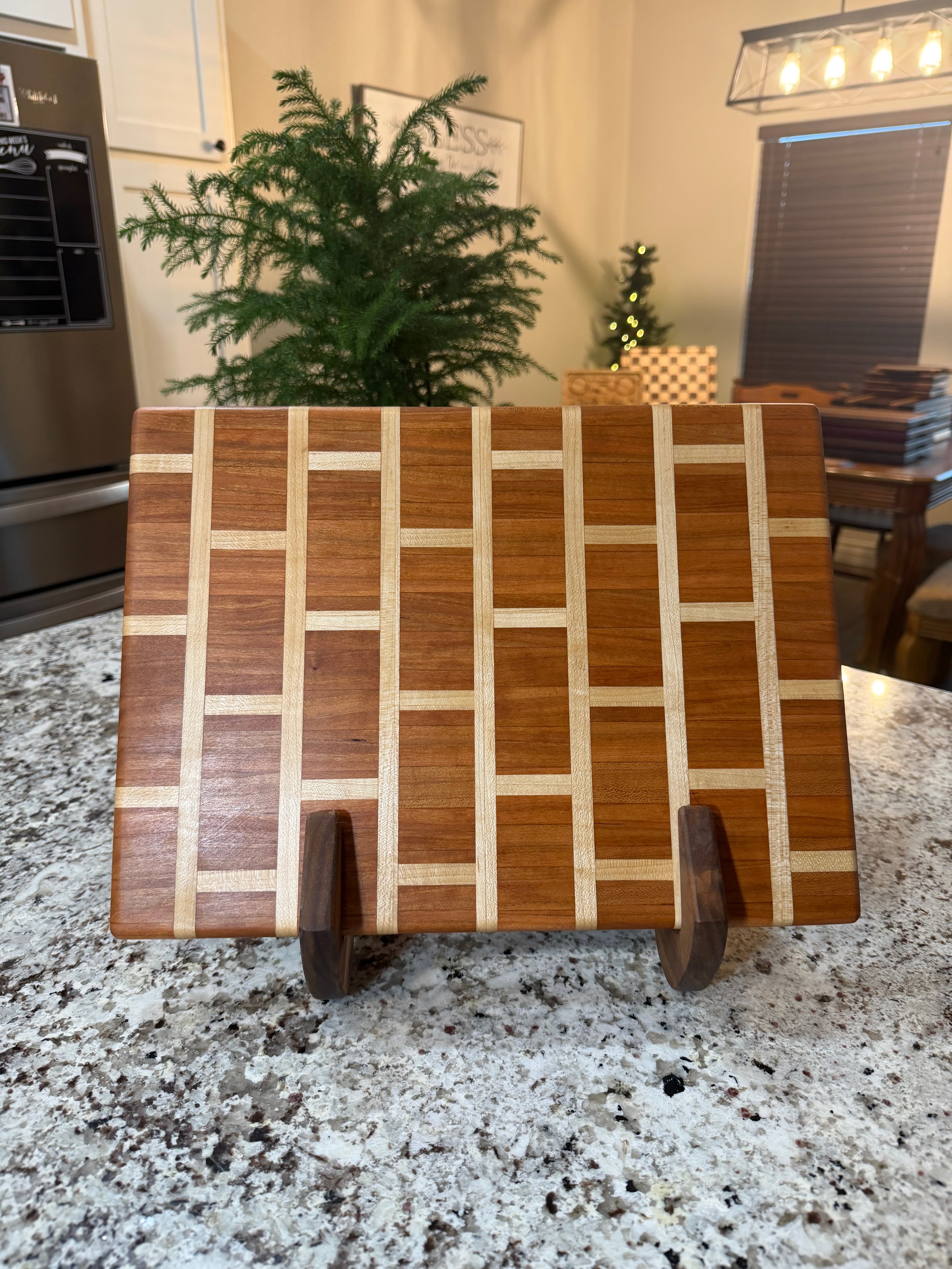 Cherry + Maple Handcrafted Cutting Board