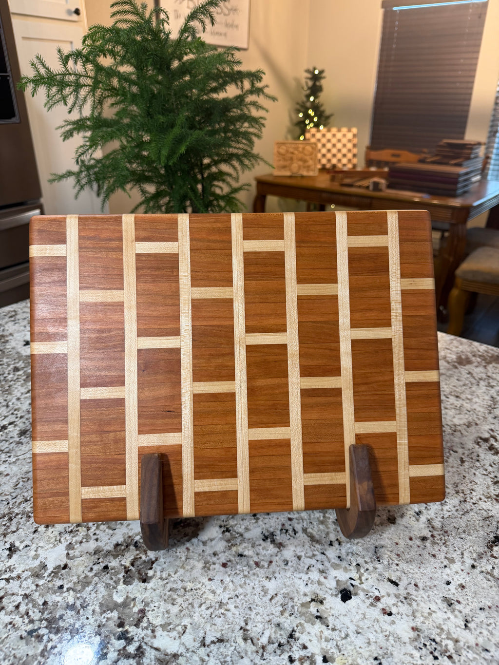 Cherry + Maple Handcrafted Cutting Board
