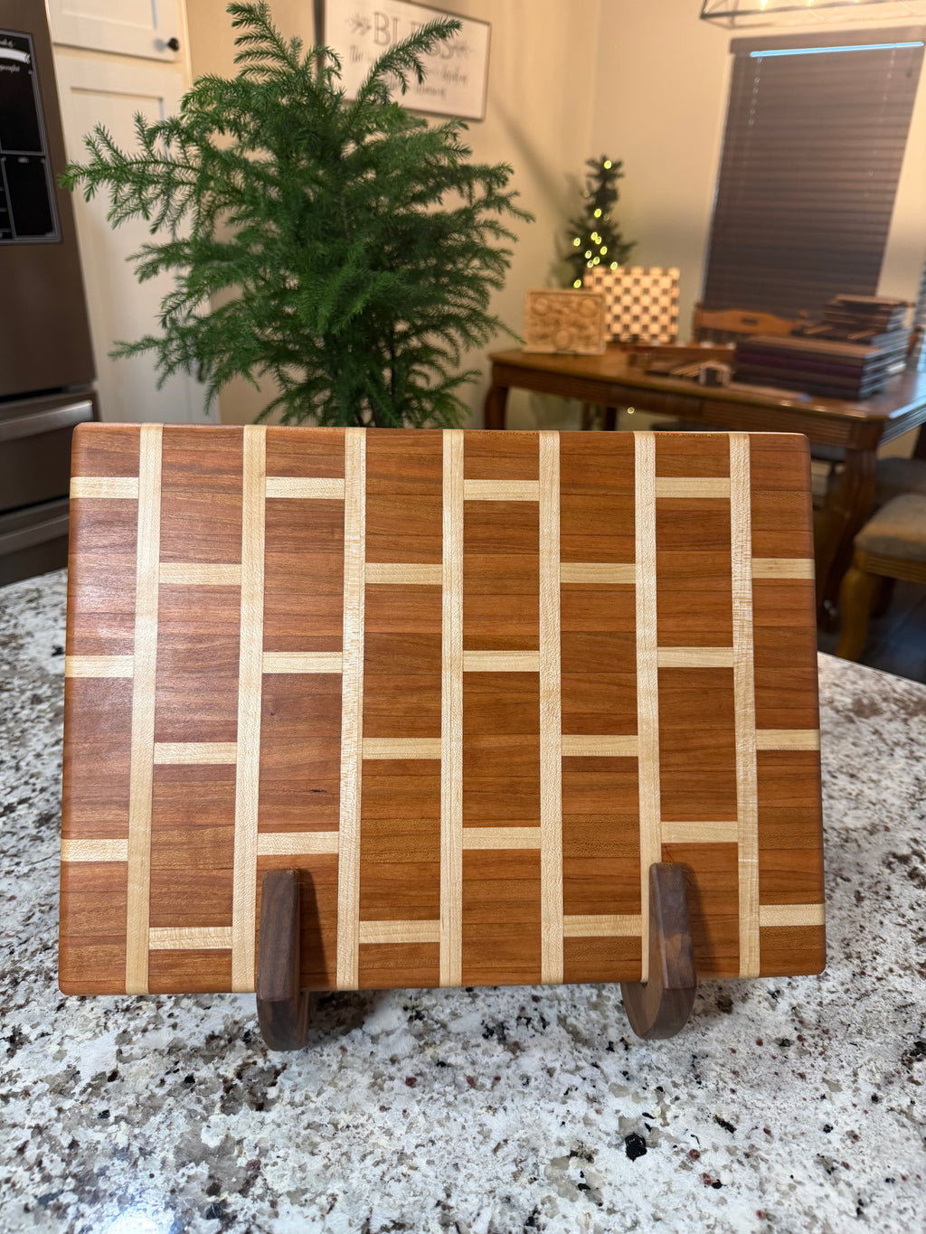 Cherry + Maple Handcrafted Cutting Board