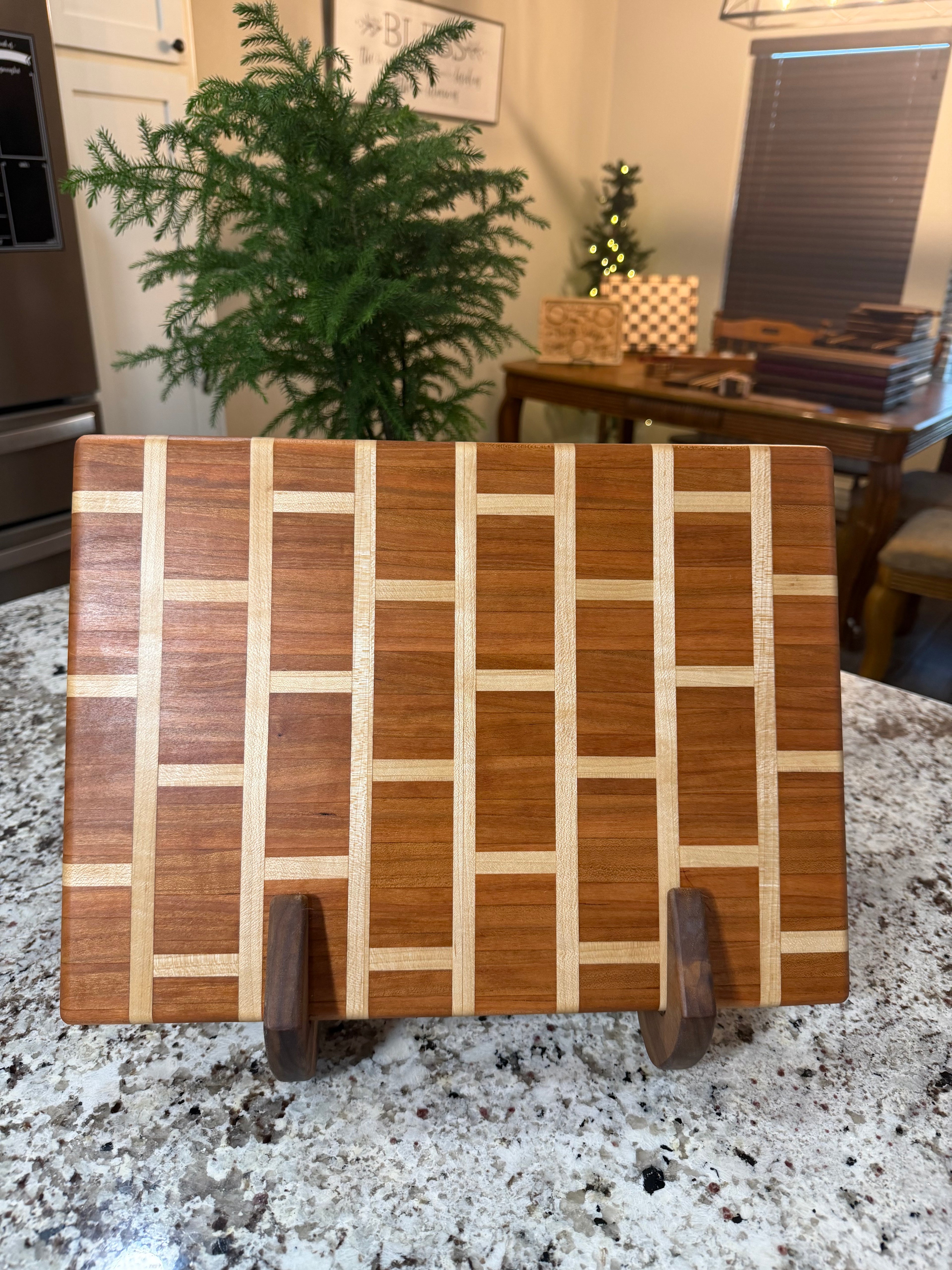 Cherry + Maple Handcrafted Cutting Board