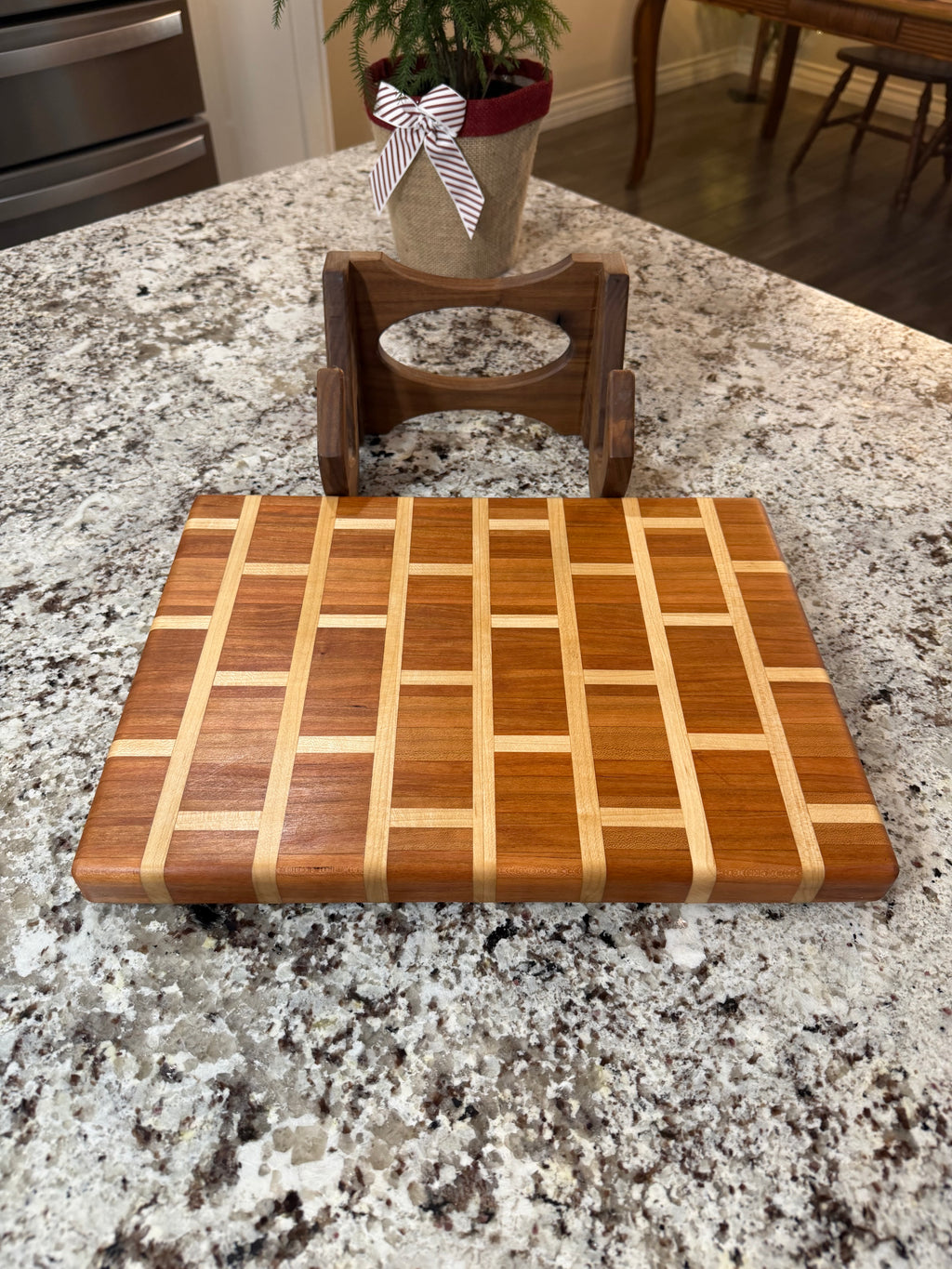 Cherry + Maple Handcrafted Cutting Board