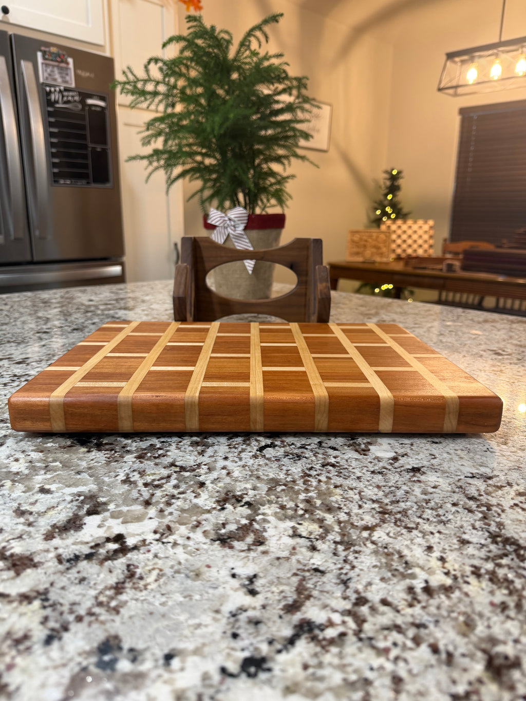 Cherry + Maple Handcrafted Cutting Board
