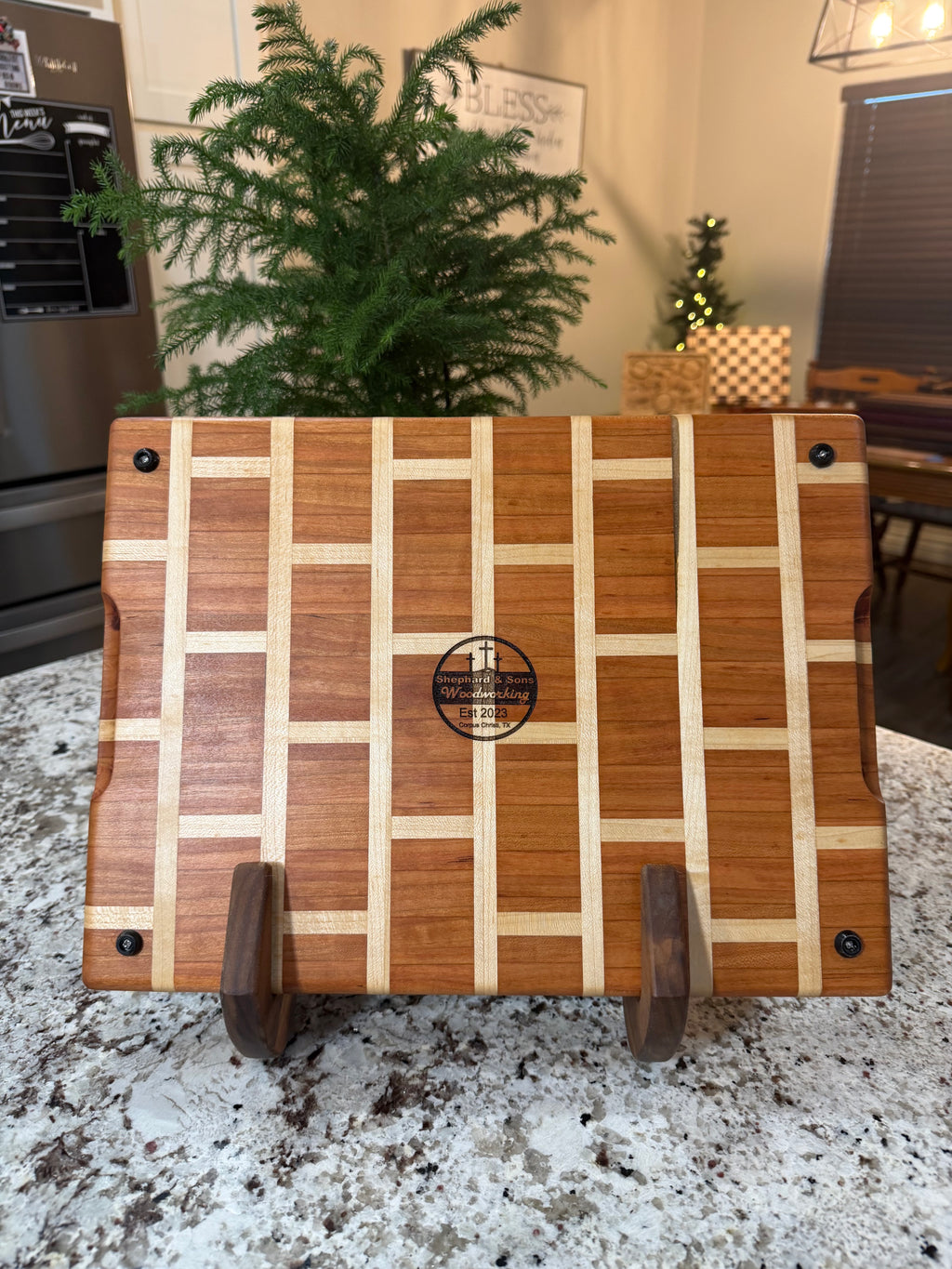 Cherry + Maple Handcrafted Cutting Board