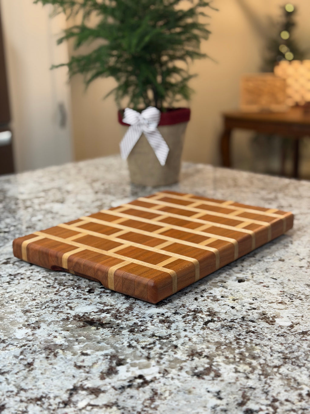 Cherry + Maple Handcrafted Cutting Board