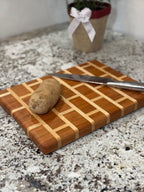 Cherry + Maple Handcrafted Cutting Board