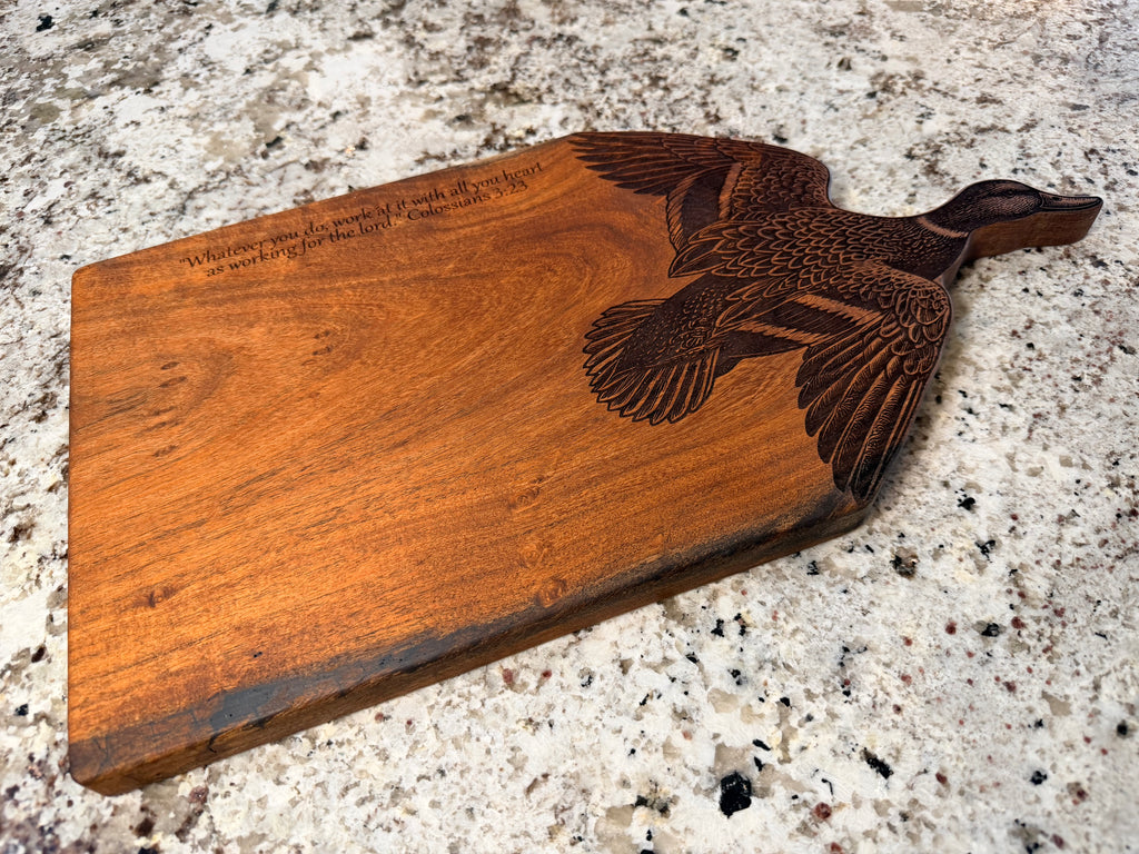 Flight Collection No. 002 | Mallard | Texas Mesquite Serving Board