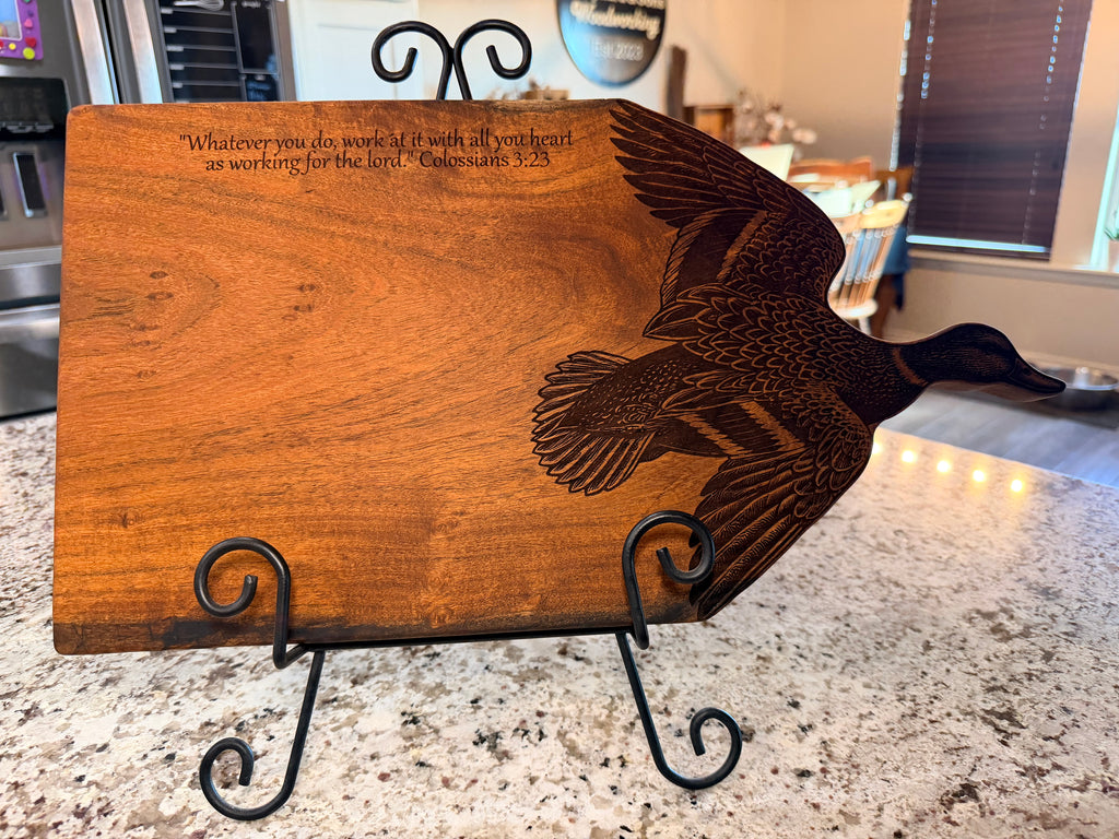 Flight Collection No. 002 | Mallard | Texas Mesquite Serving Board