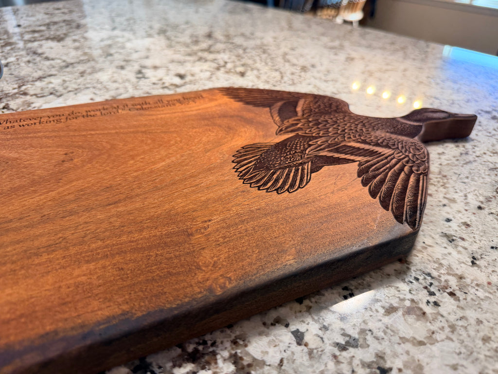 Flight Collection No. 002 | Mallard | Texas Mesquite Serving Board