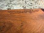Flight Collection No. 002 | Mallard | Texas Mesquite Serving Board