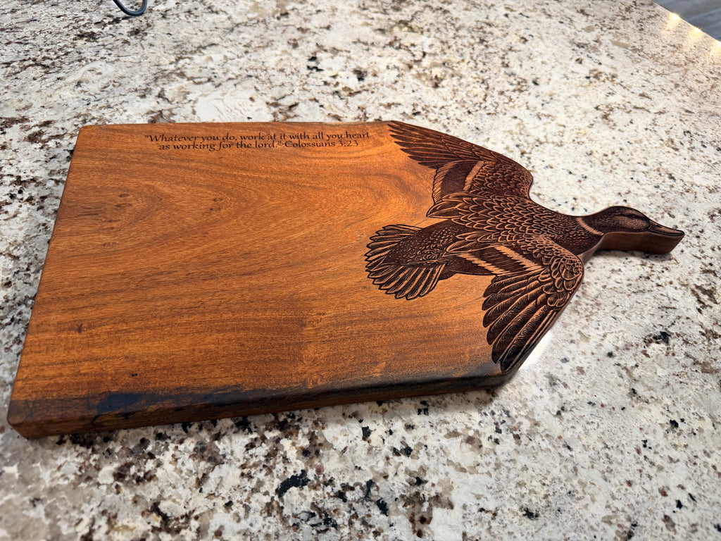 Flight Collection No. 002 | Mallard | Texas Mesquite Serving Board