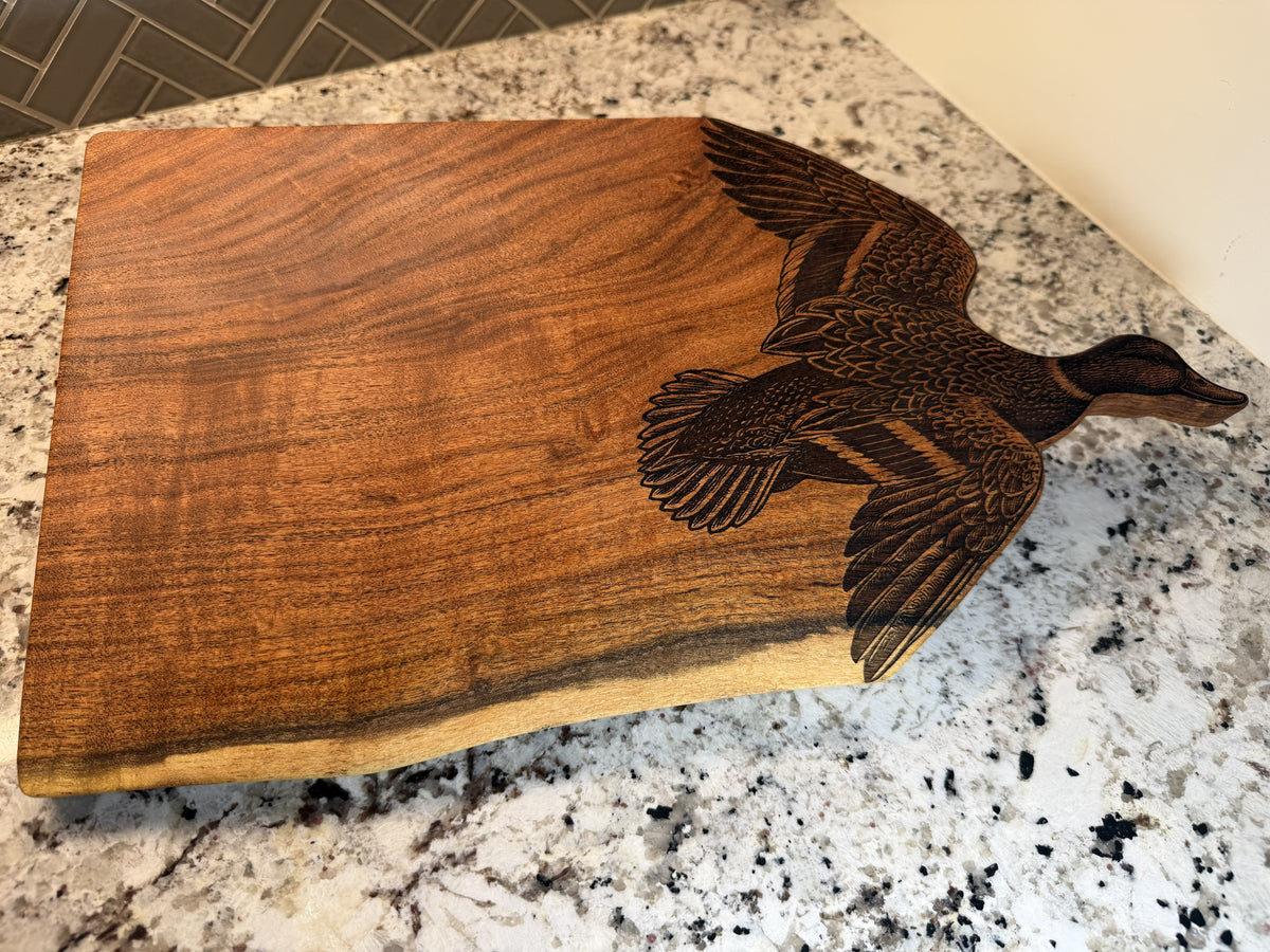 Flight Collection No. 003 | Mallard | Texas Mesquite Serving Board