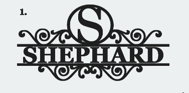 Monogram Design Cork Coaster