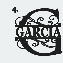 Monogram Design Cork Coaster