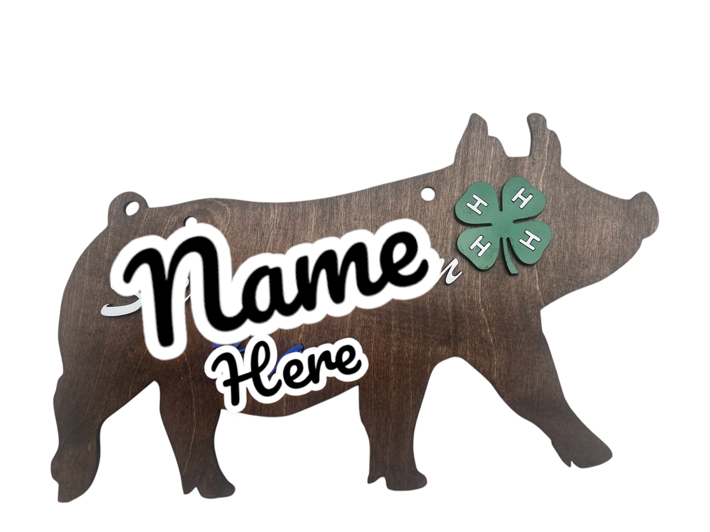 Custom Livestock Show Swine Sign