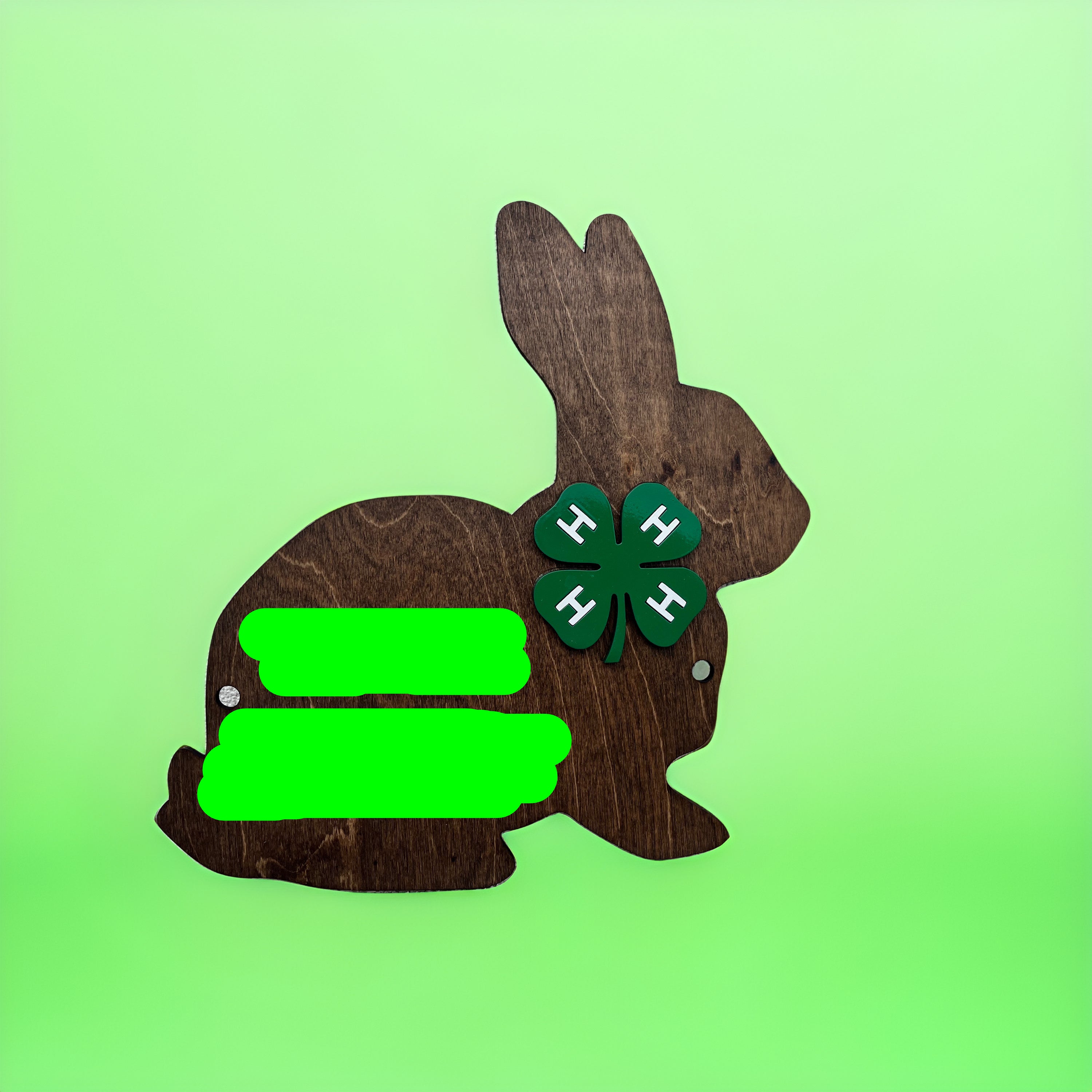 Custom Livestock Show Rabbit Sign