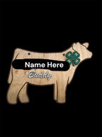 Custom Livestock Show Steer Sign