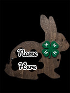 Custom Livestock Show Rabbit Sign